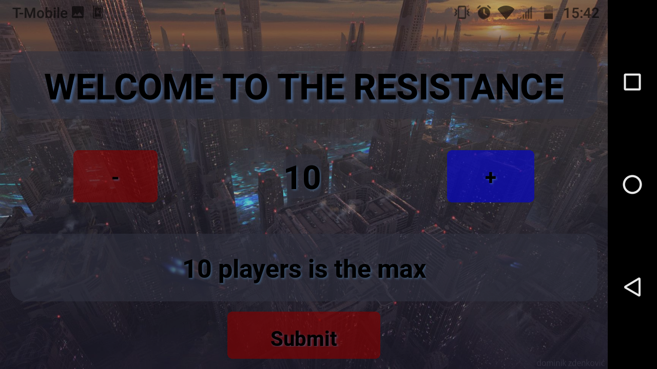 Max player message