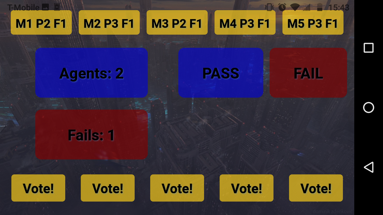 Mission details page